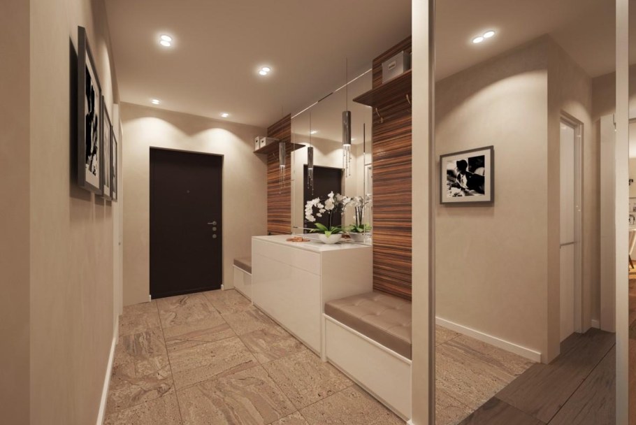 Прихожая в двухкомнатной квартире