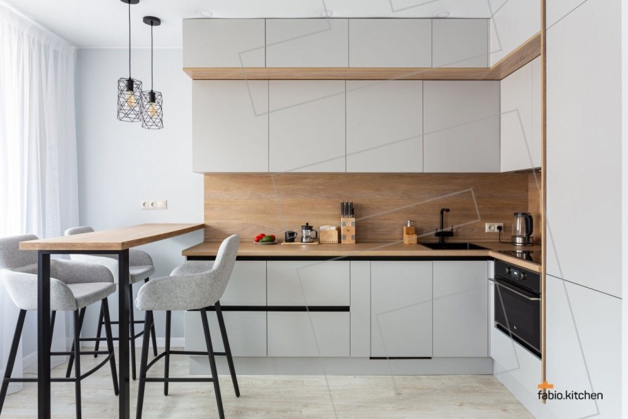 Фабио кашемир серый стильные кухни