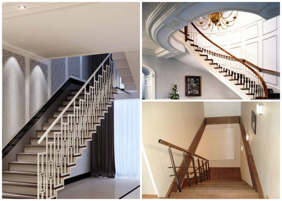 Одномаршевая лестница на 2 этаж