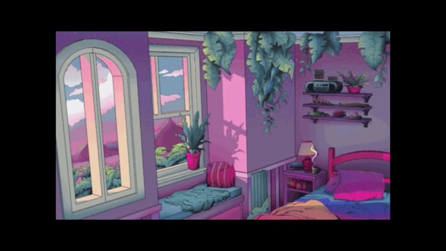 Комната в мультяшном стиле