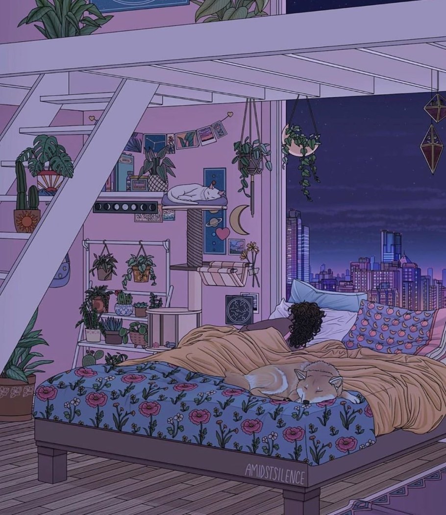 Комната подростка аниме