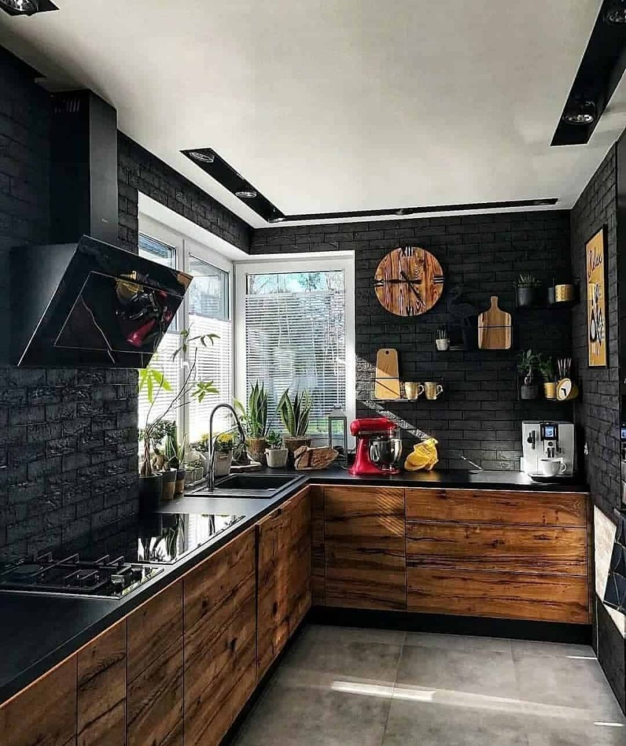 Кухня лофт 12 кв