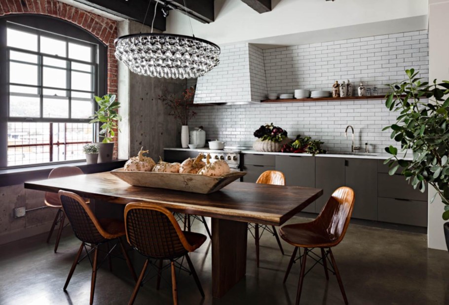 Лофт и индустриал стиль в интерьере кухня