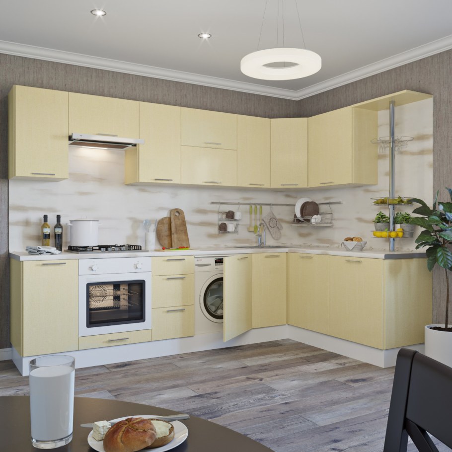 Белая кухня Леруа Мерлен