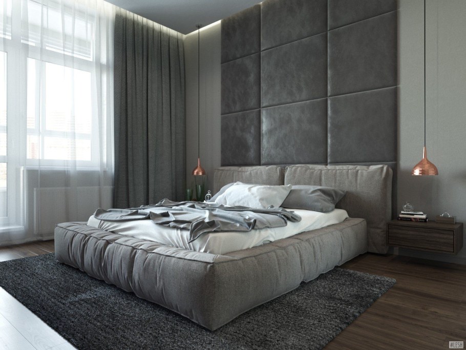 Кровать в интерьере