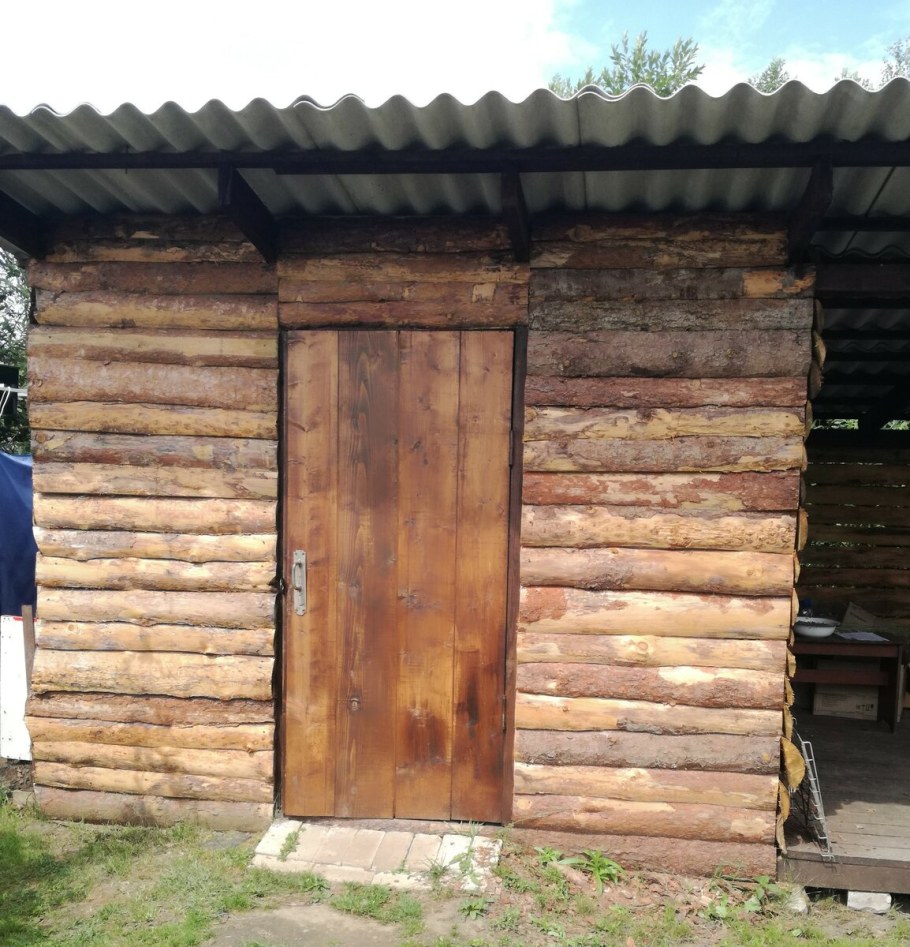 Сарай из горбыля