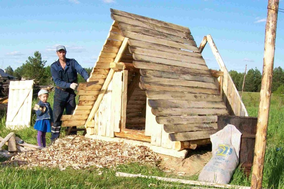 Постройки из горбыля