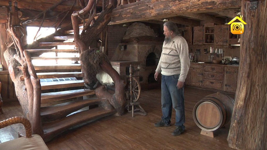 Баня в рустикальном стиле