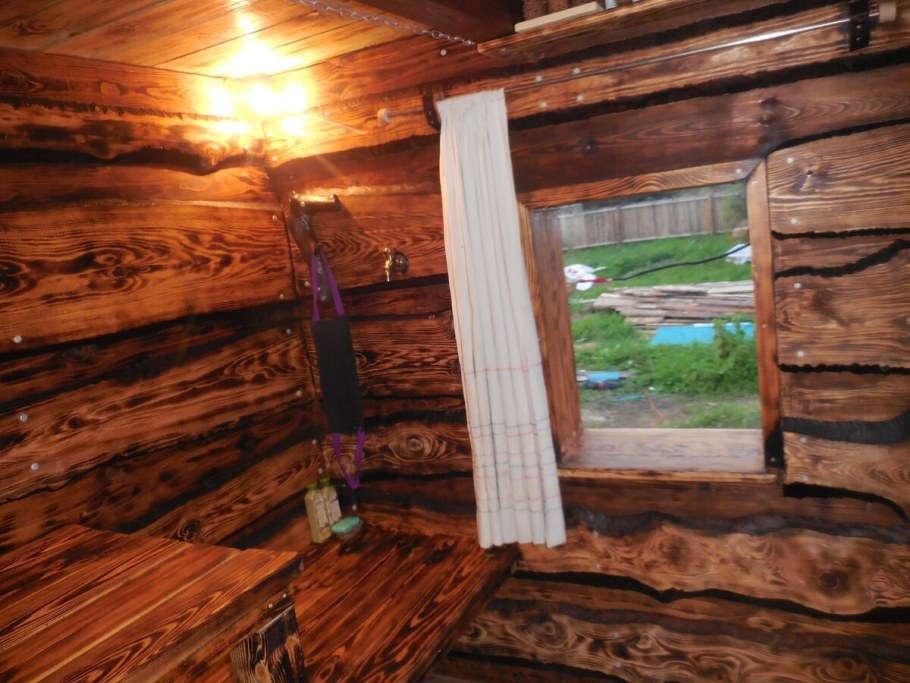 Стены из горбыля