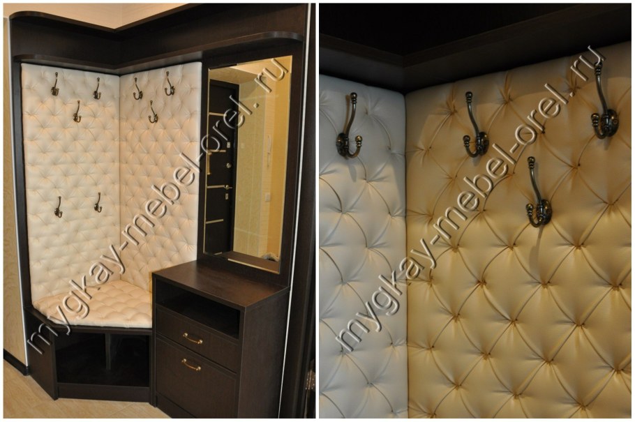 Прихожая с каретной стяжкой Стэлла 11кр