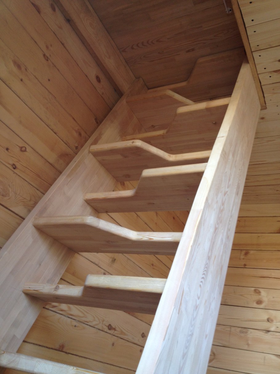 Лестница на парилке 2 этаж