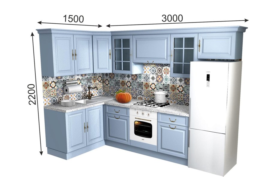 Кухня Прованс Сурская мебель