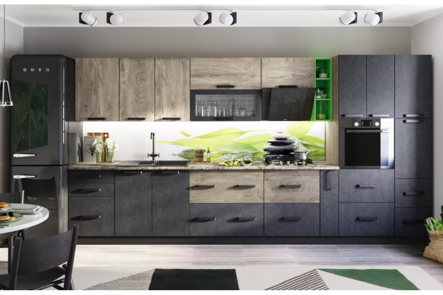 Кухонный гарнитур крафт БТС