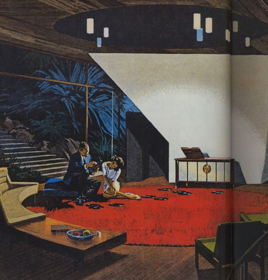 СИД МИД ретро футуризм интерьер