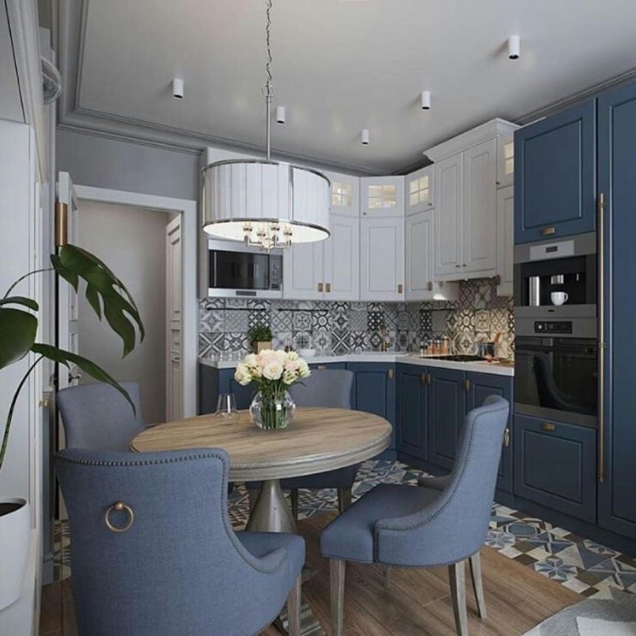 Кухня угловая Неоклассика 9м2