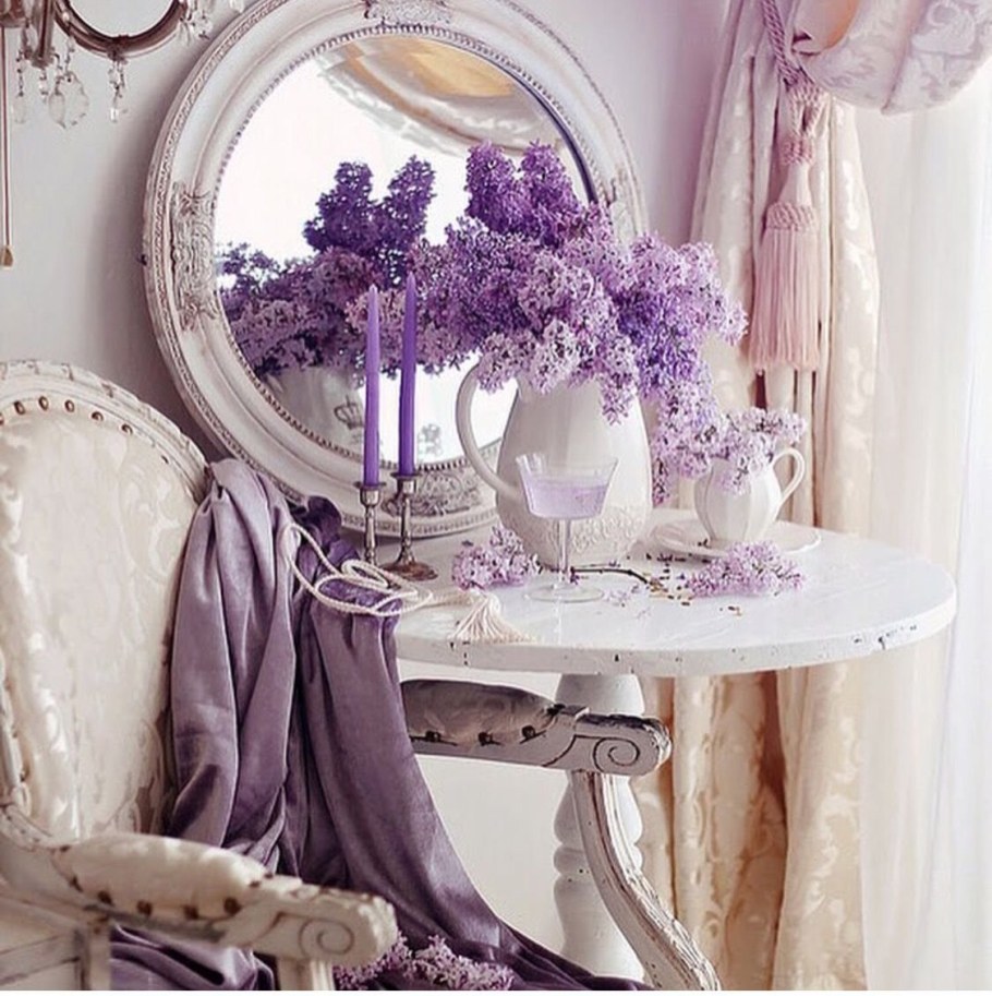 Стили шебби Шик Лаванда