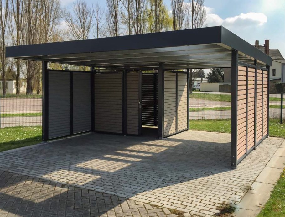 Современные навесы для автомобилей