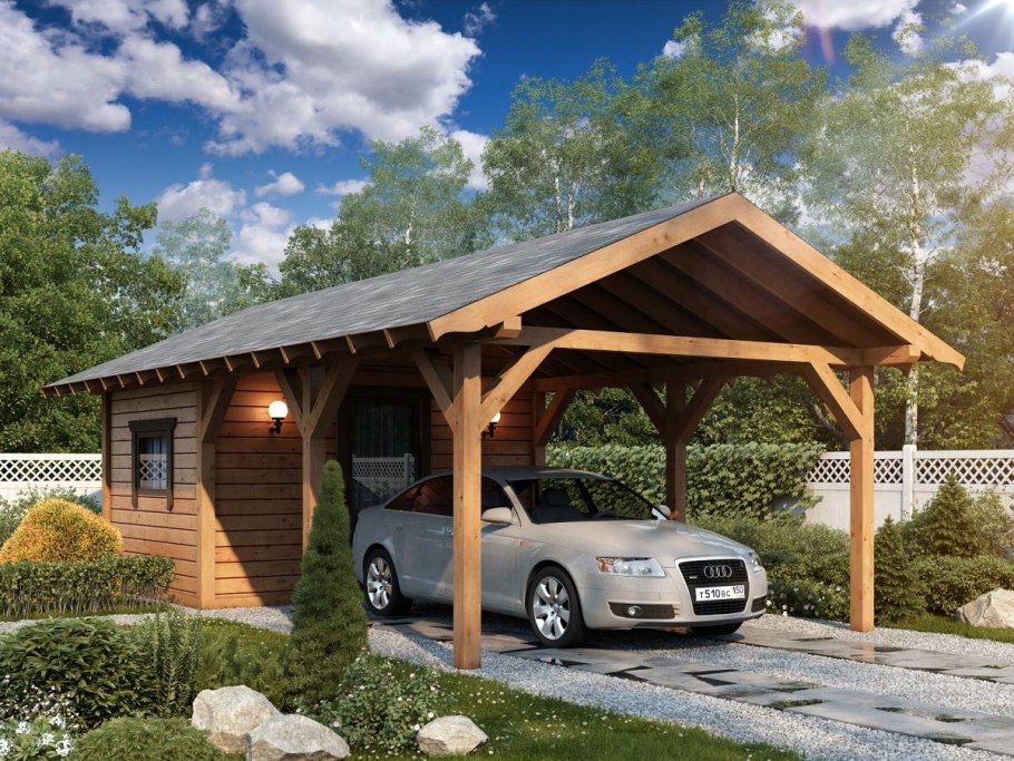 Навес для машины