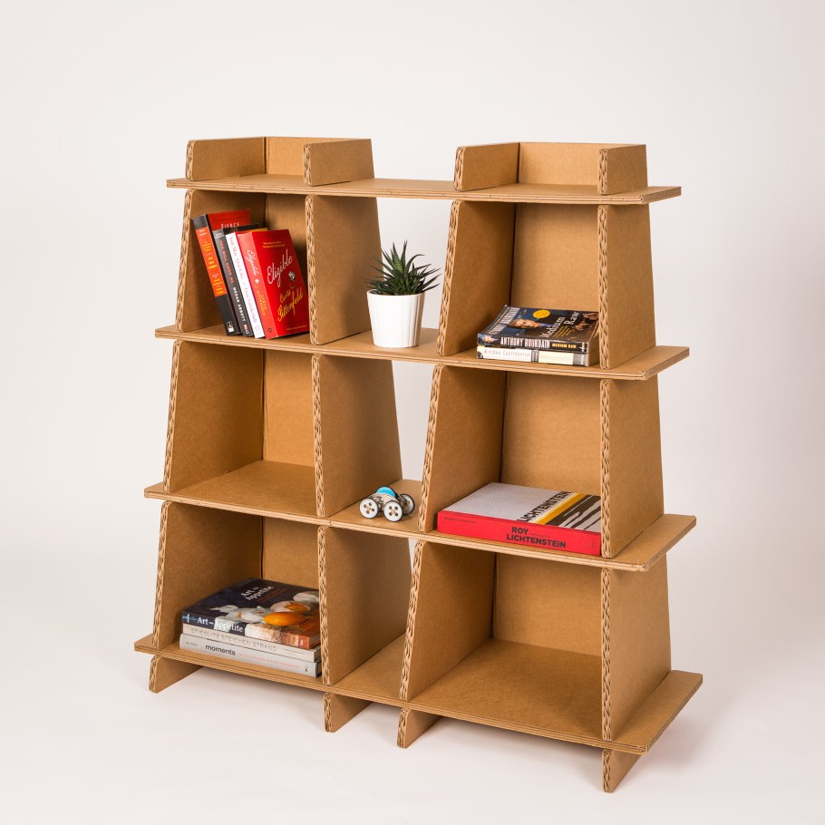 Этажерка из картона