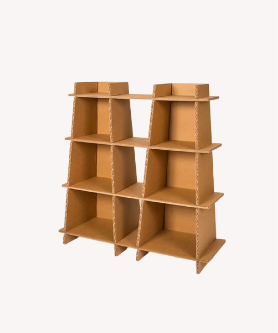 Картонный стеллаж