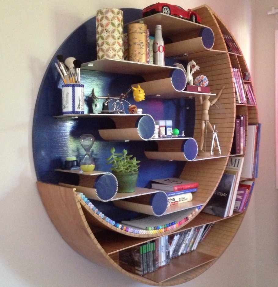 Стеллаж из картона