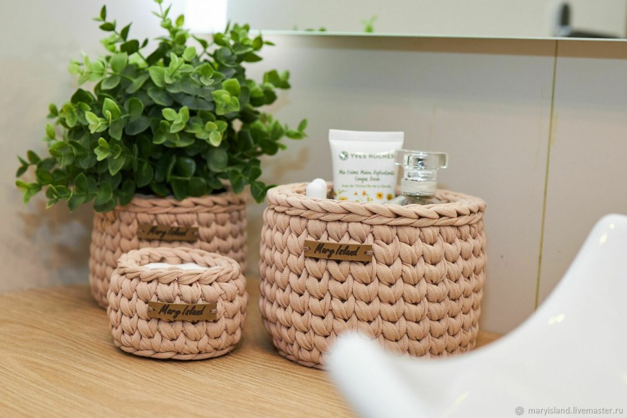 Корзинки в интерьере