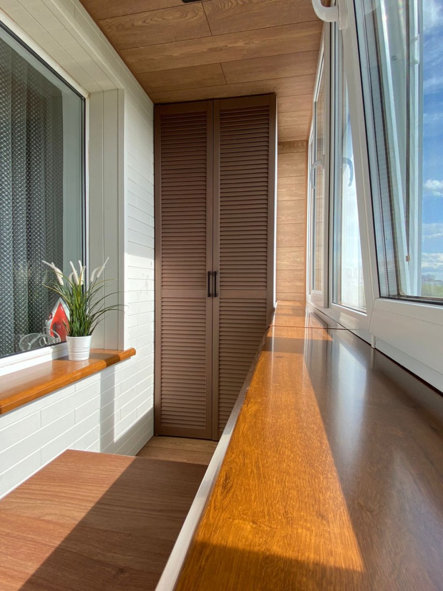 Отделка лоджии