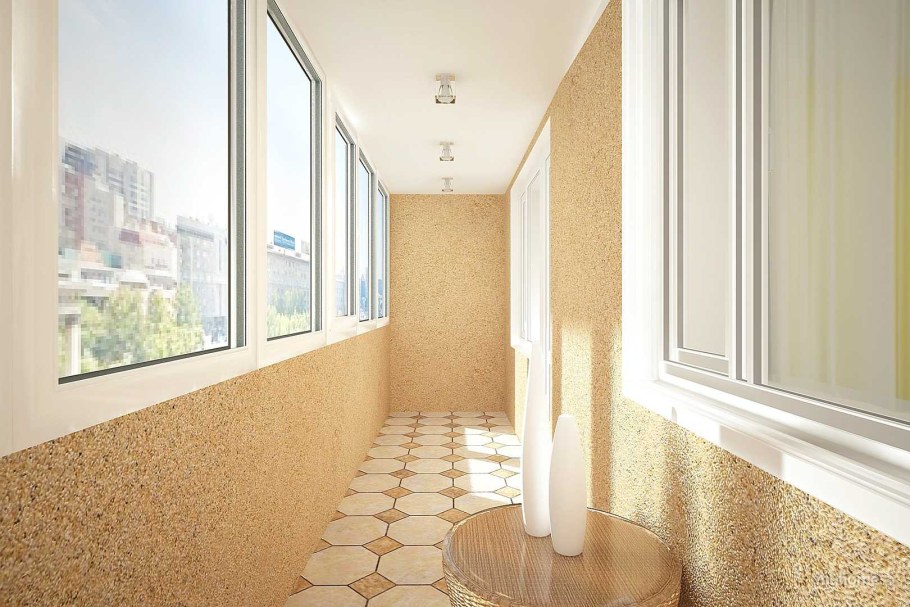 Отделка лоджии