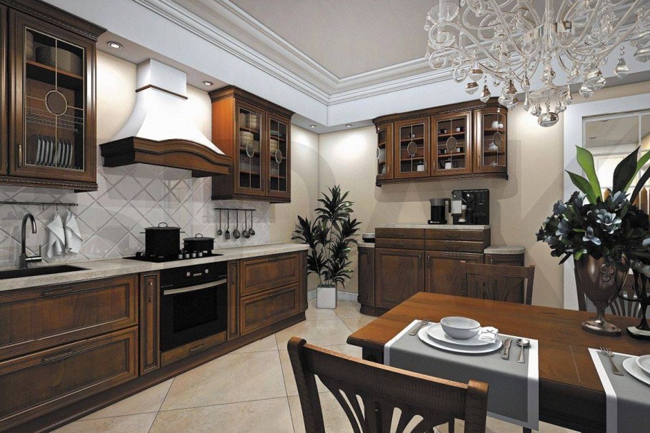 Классические кухни в современном стиле