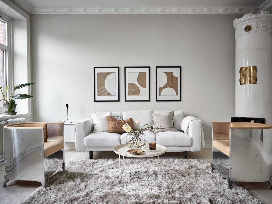 Нейтральный цвет стен в интерьере