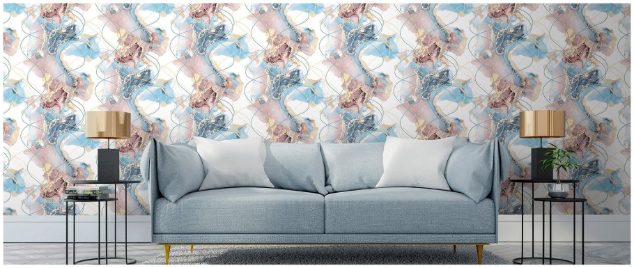 Обои флизелиновые Victoria Stenova Ocean серые 1.06 м 989827