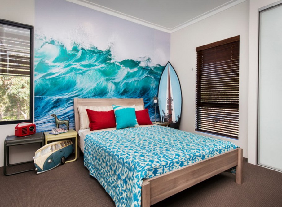 Фотообои в интерьере спальни