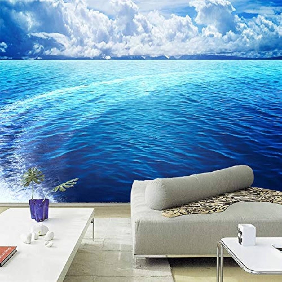 Морские фотообои в интерьере