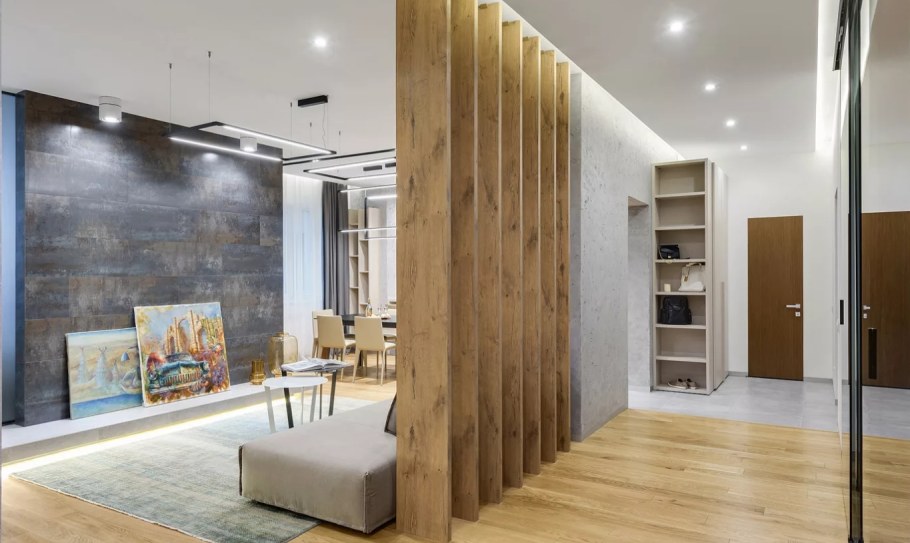 Дизайнерские деревянные перегородки