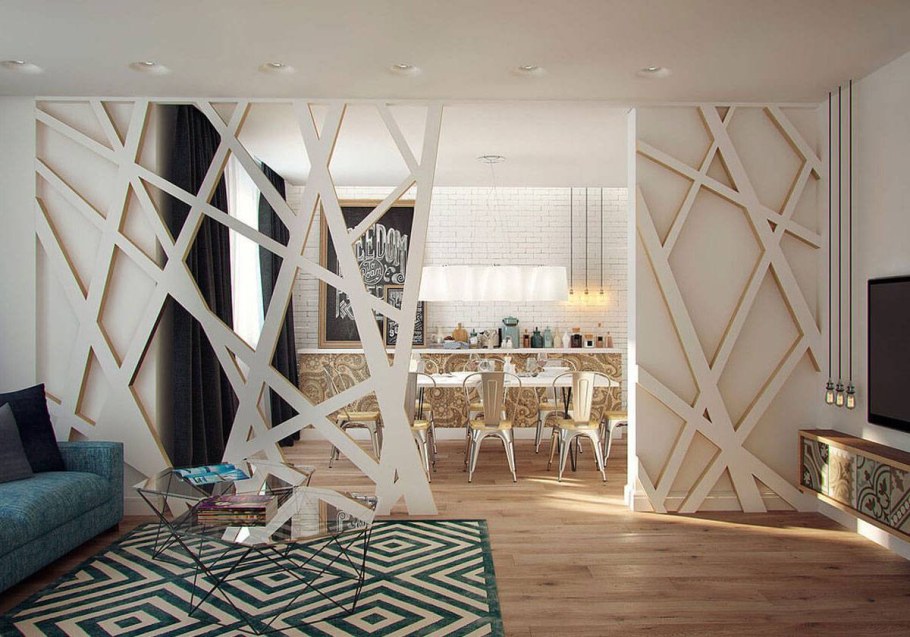 Декоративные деревянные перегородки