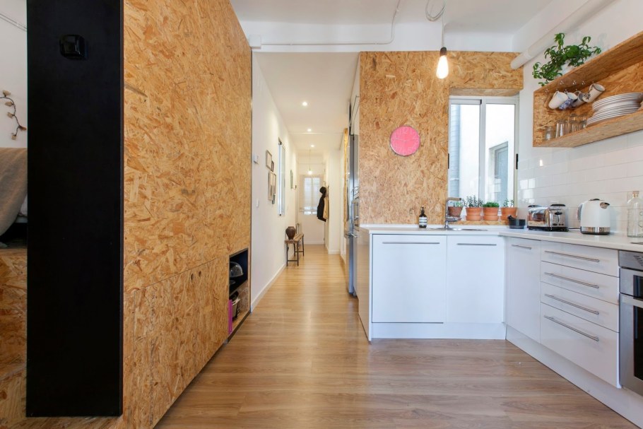 ОСП панели в интерьере