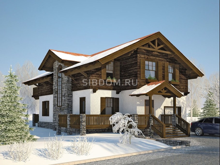 Проект Шале поселок Шамони Красноярск