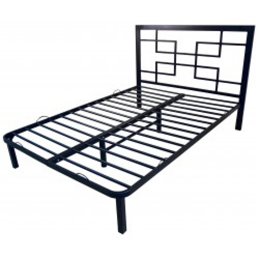 Металлическая кровать двуспальная 1400х2000 лофт Мodena