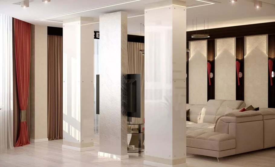 Отделка колонн