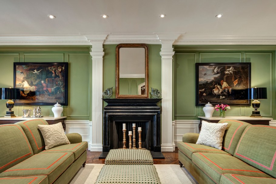 Полуколонна Европласт в интерьере