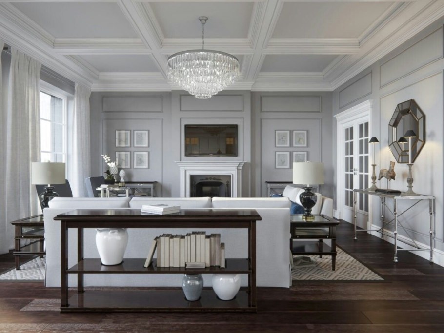 Интерьер в стиле Неоклассика американская классика