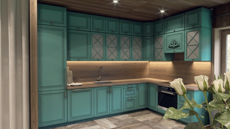 AGT 3027 Forest Green кухня