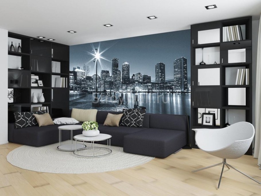 Фотообои на стену в гостиную