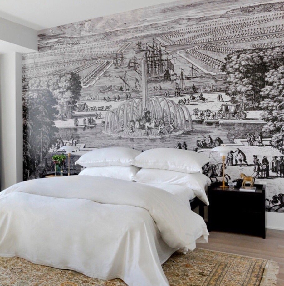 Красивые фотообои в спальню