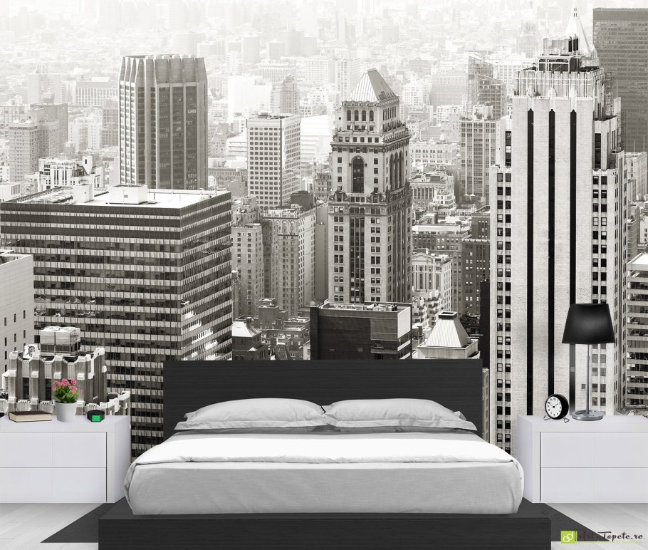 Обои с рисунком города