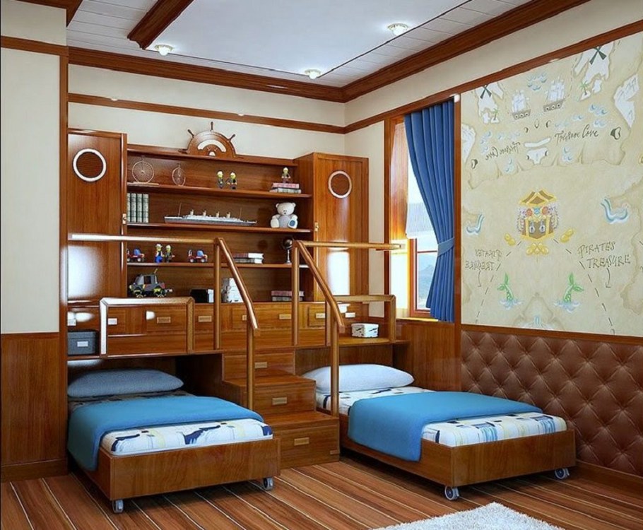 Детская комната для двоих мальчишек