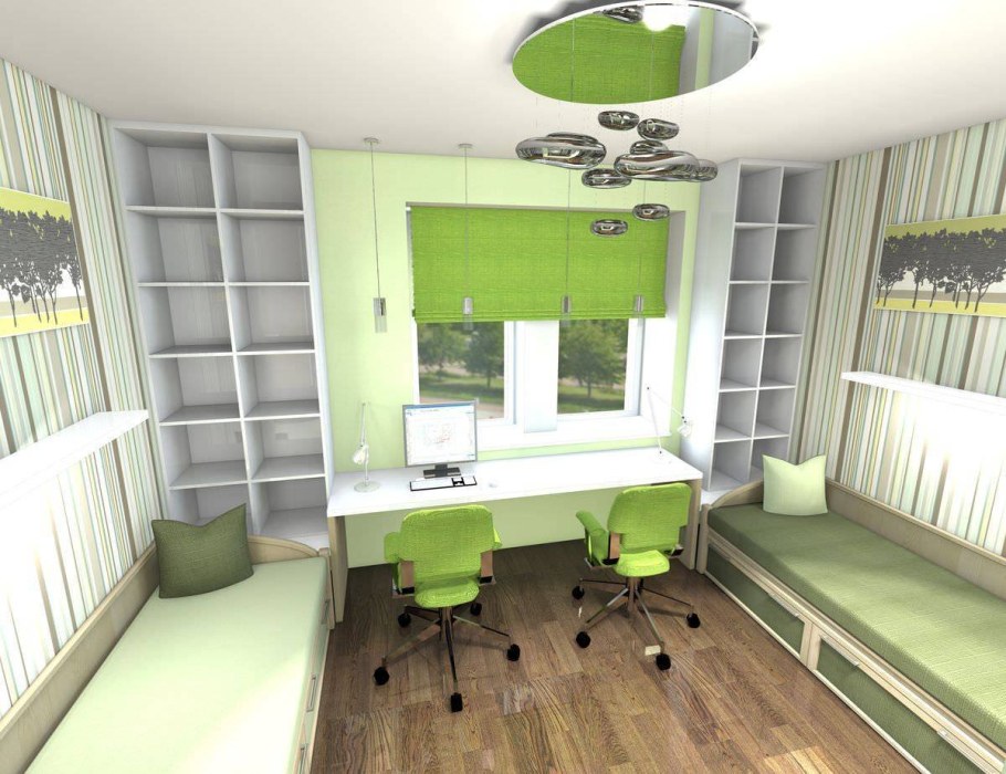 Комната для двух школьников