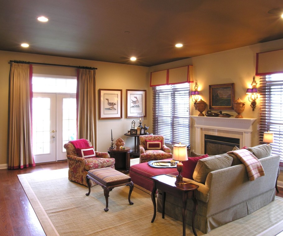 Коричневый цвет в интерьере