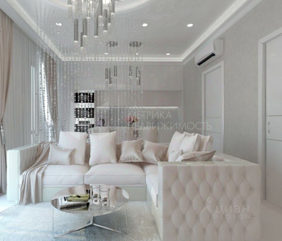 Современный светлый интерьер