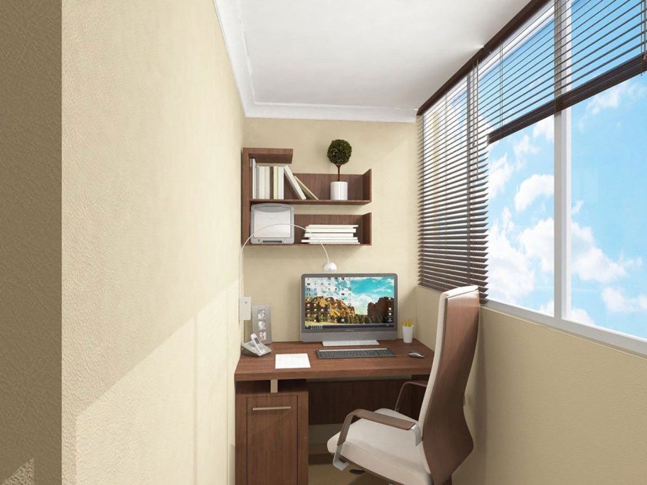 Кабинет на балконе